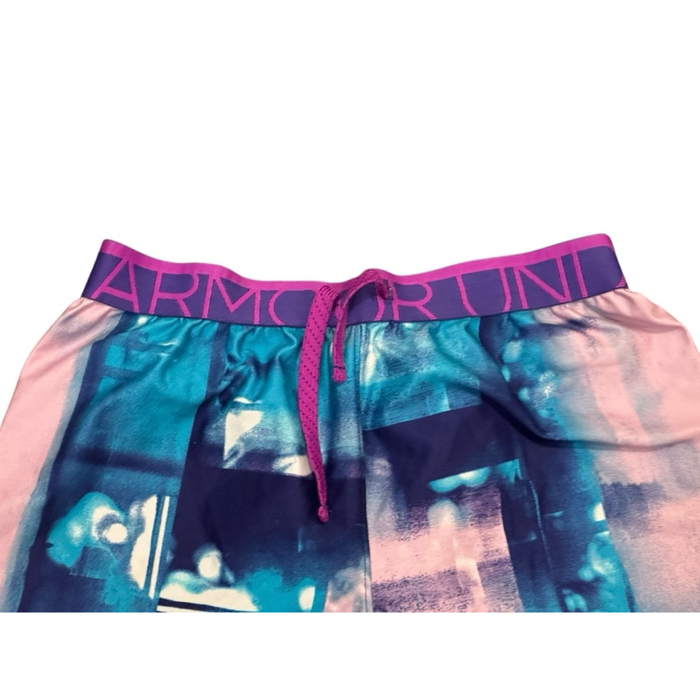 Under Armour Girl's Youth Printed Play Up Shorts Size YL/YXL - Picture 3 of 7